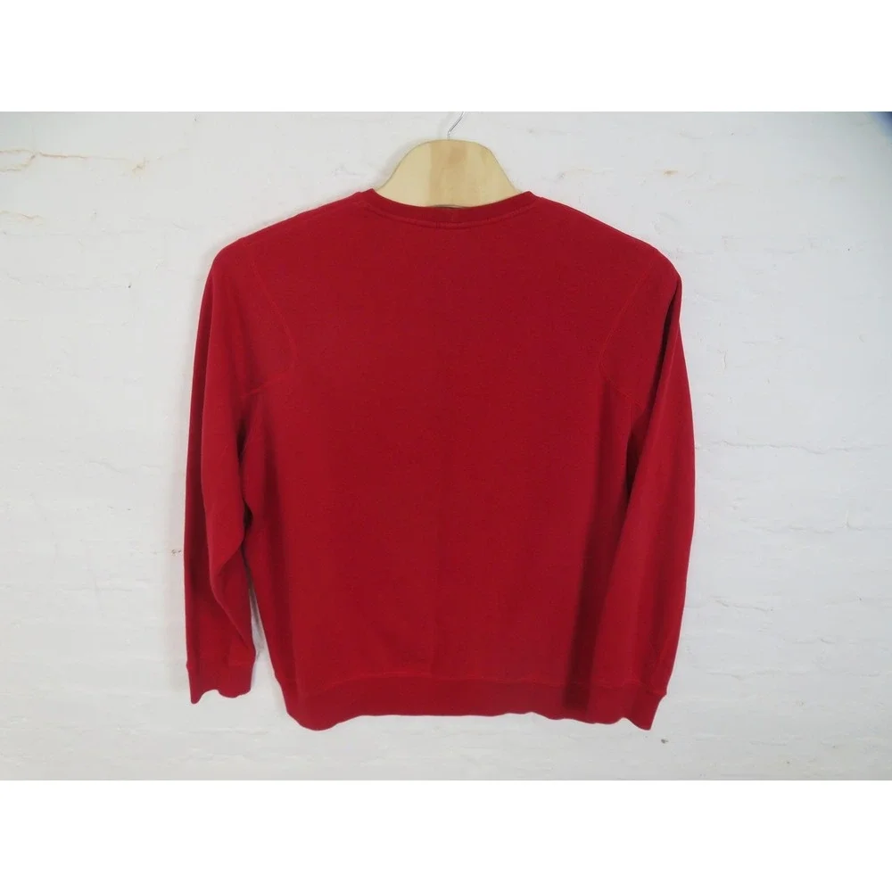 Jordan Sweatshirt Mens 3XL Red Jumpman Logo Crewneck Pullover Nike Fleece